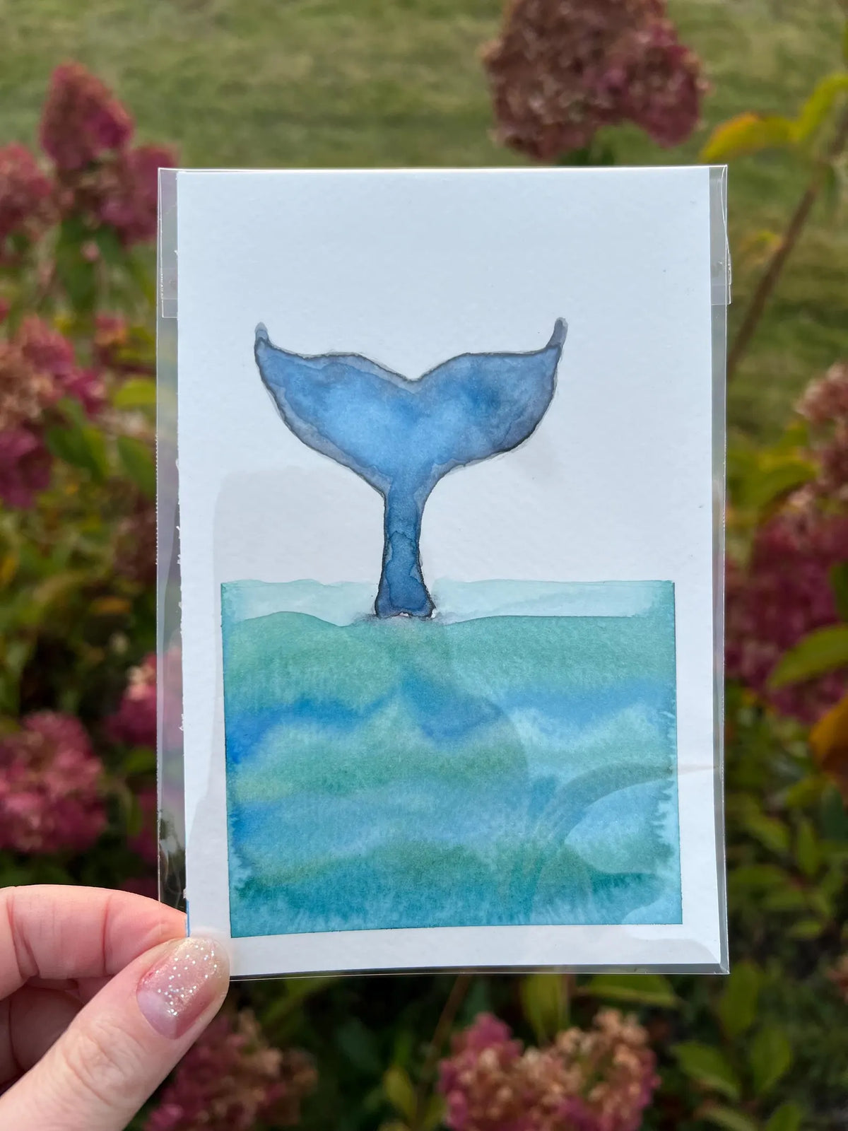 Tides & Tranquility No. 6 4x6 Original Watercolor