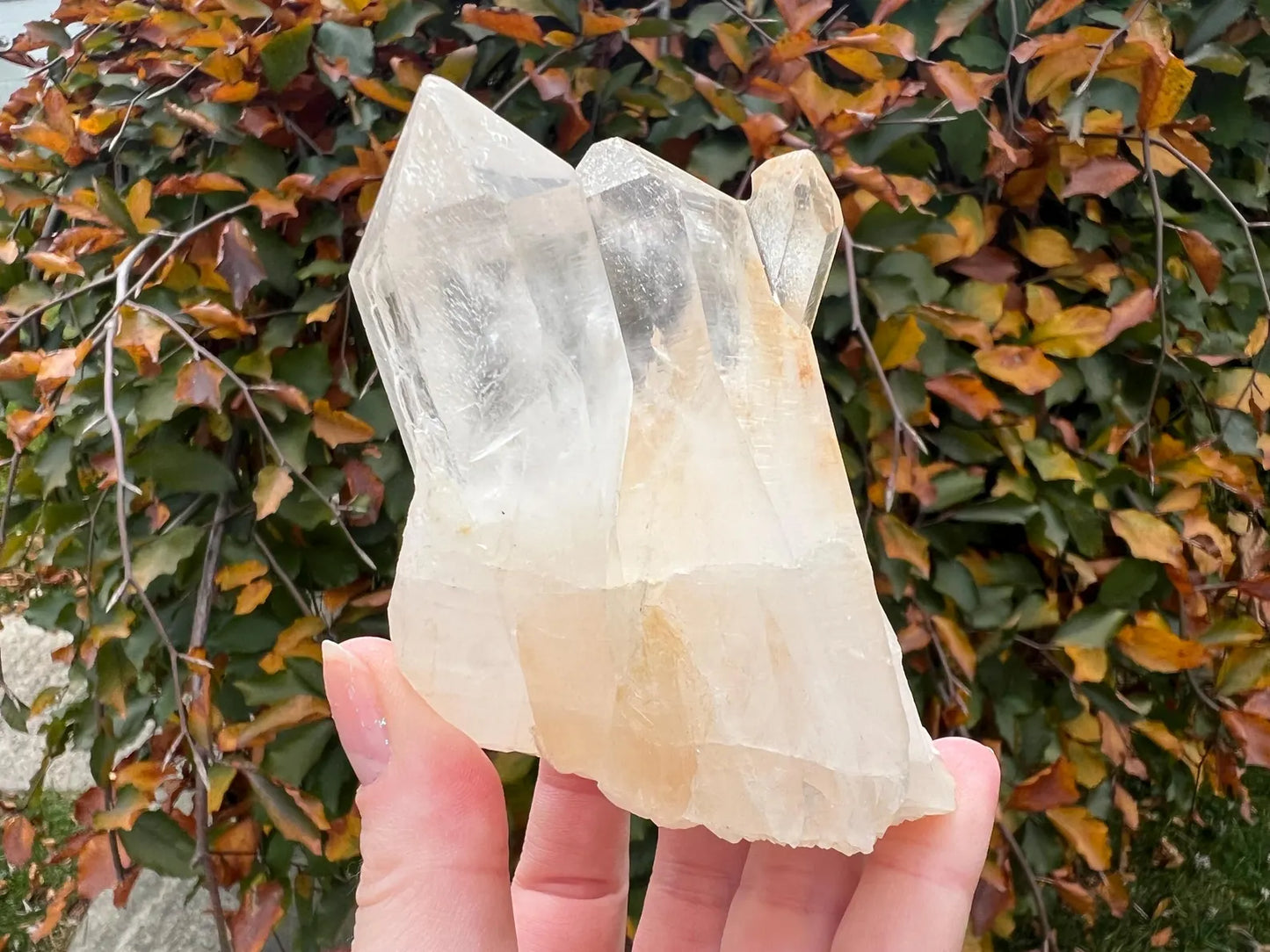 Natural Clear Quartz Cluster