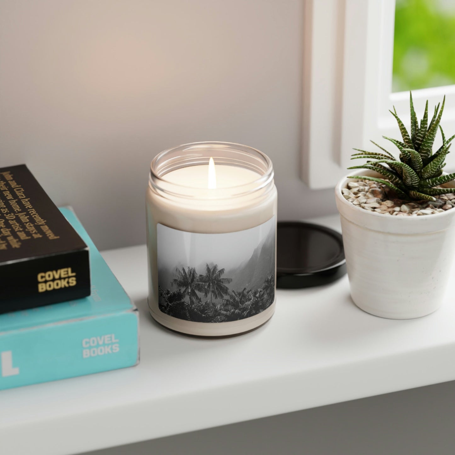 Tropical Vintage Palms Candle