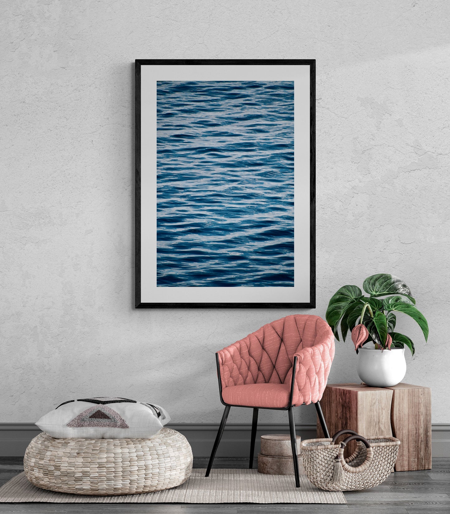 Calming Waves At Sea