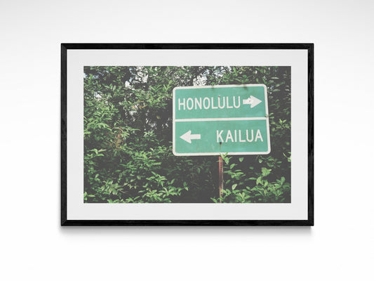 Vintage Honolulu Sign