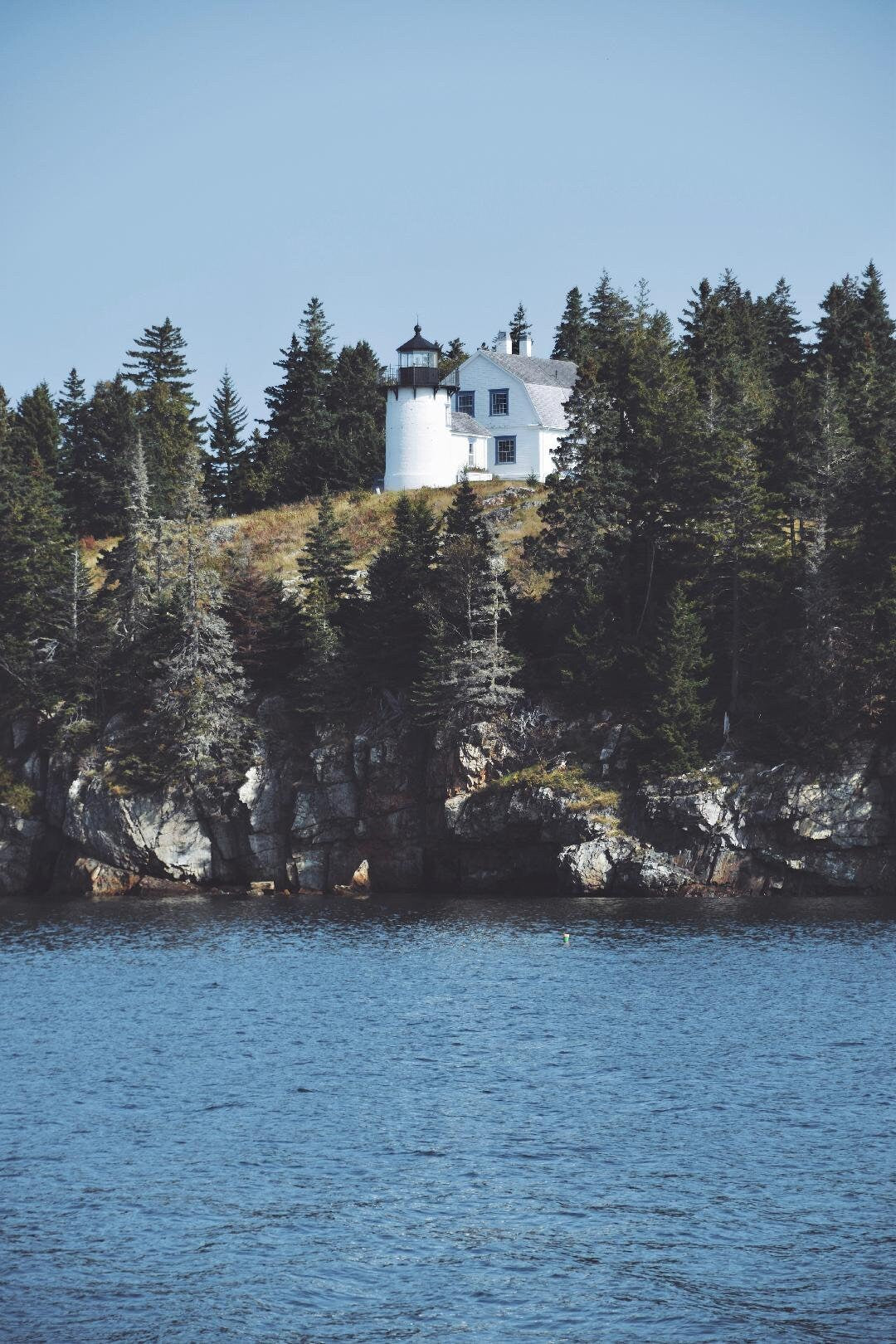 Maine Lighthouse At Sea