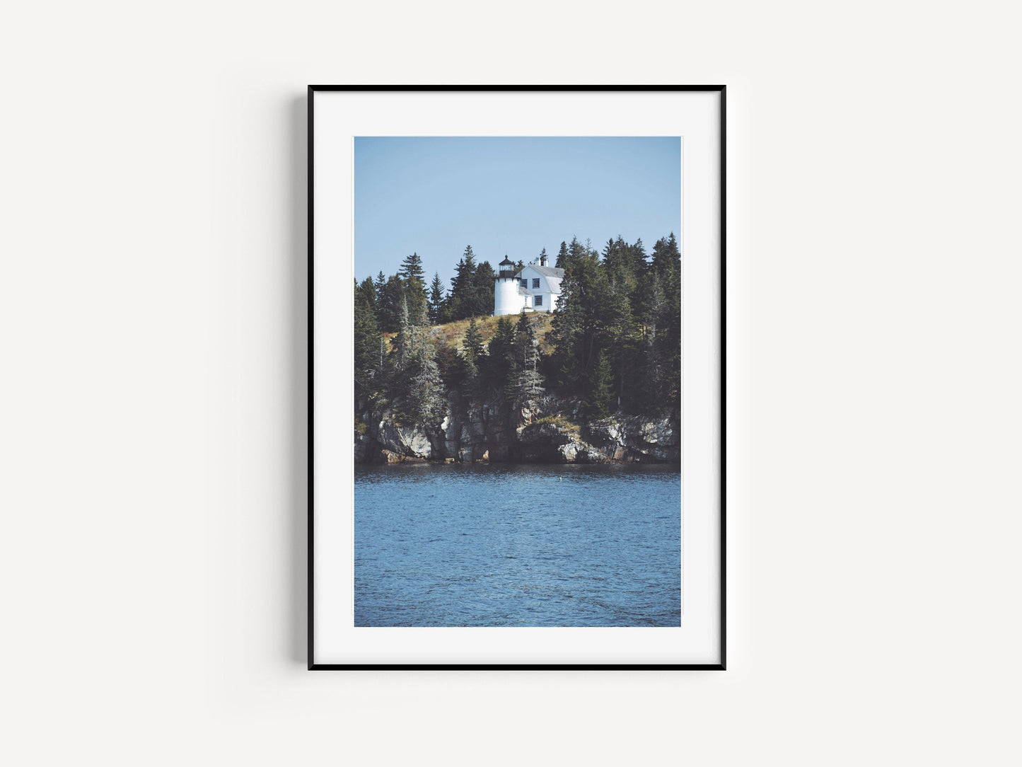 Maine Lighthouse At Sea