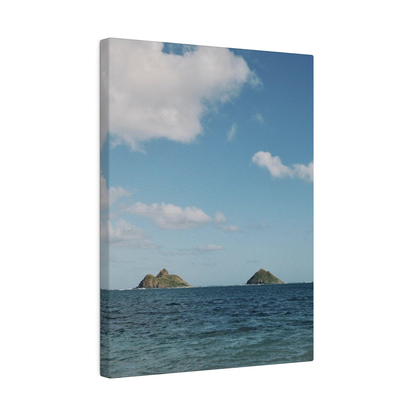 Tropical Lanikai Beach Canvas Print