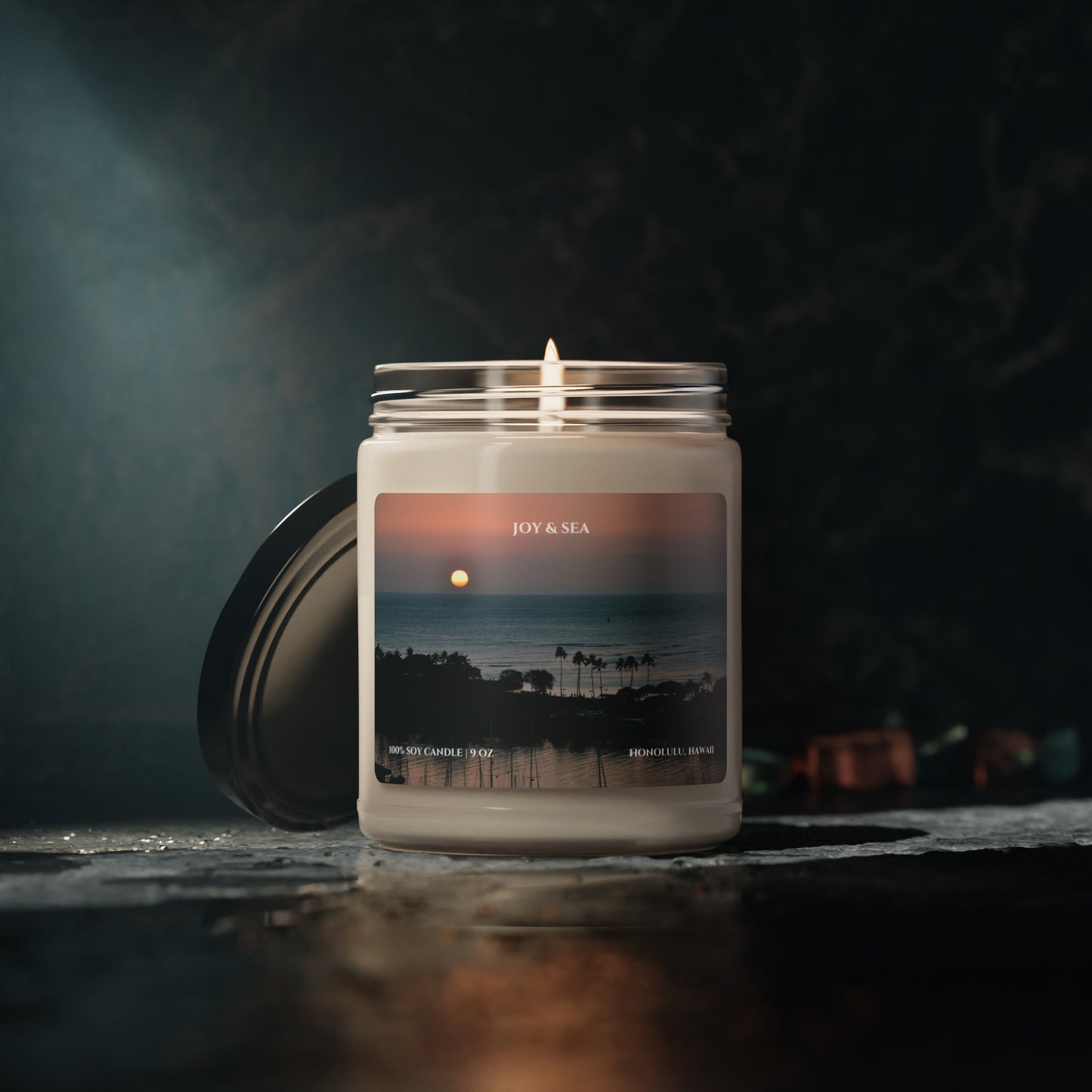 Honolulu Hawaii Sunset Candle