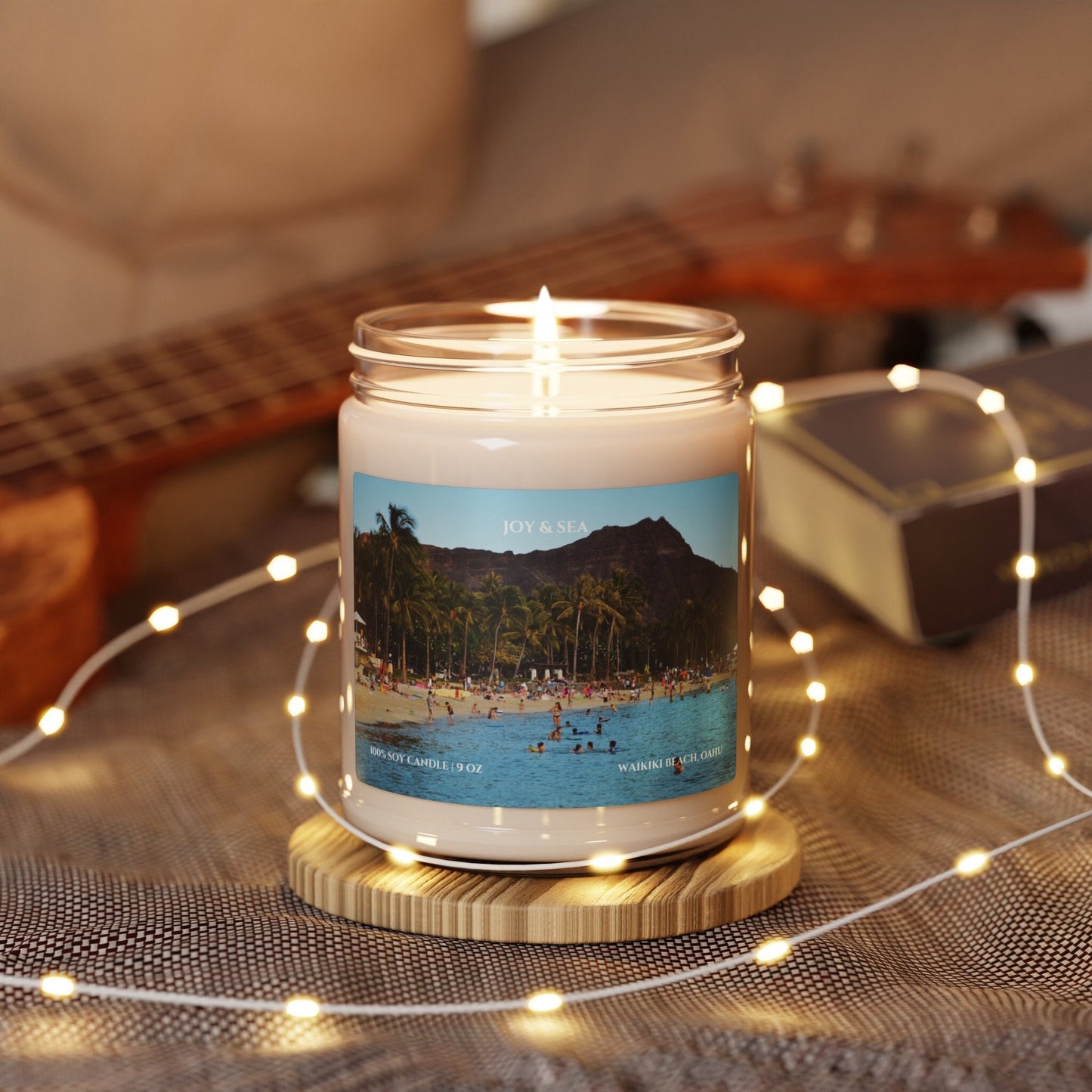 Vintage Waikiki Beach Soy Candle