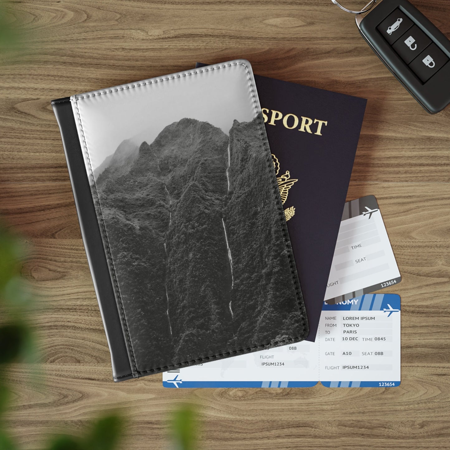 Haunting Oahu Mountains Passport Cover