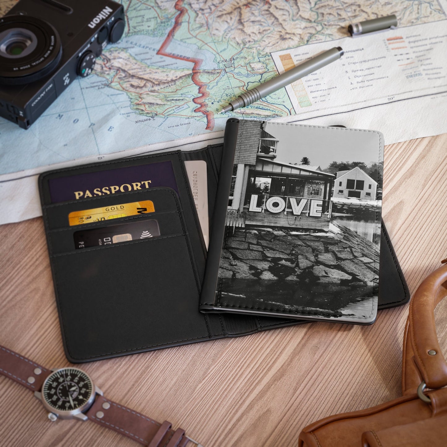 Love Kennebunkport Maine Photography Passport Cover