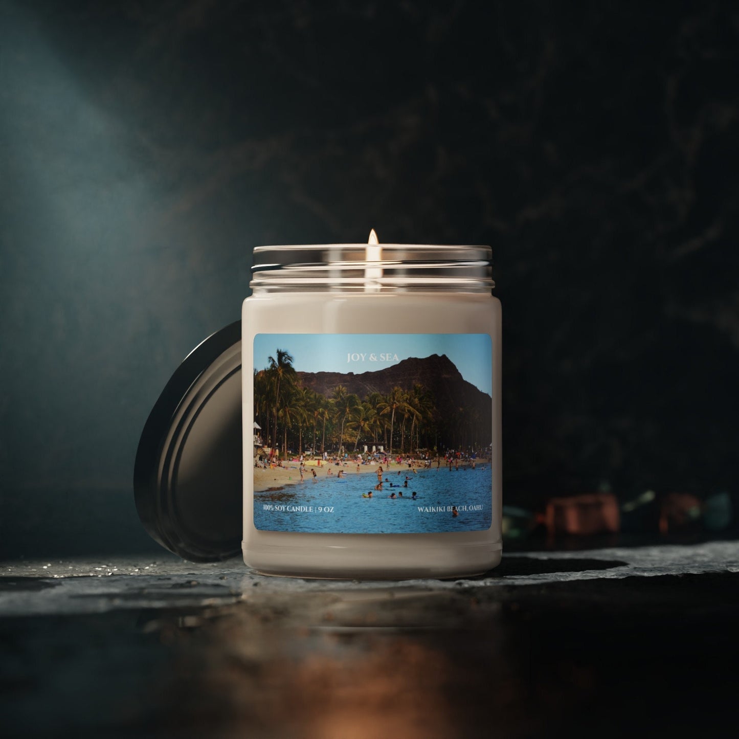 Vintage Waikiki Beach Soy Candle