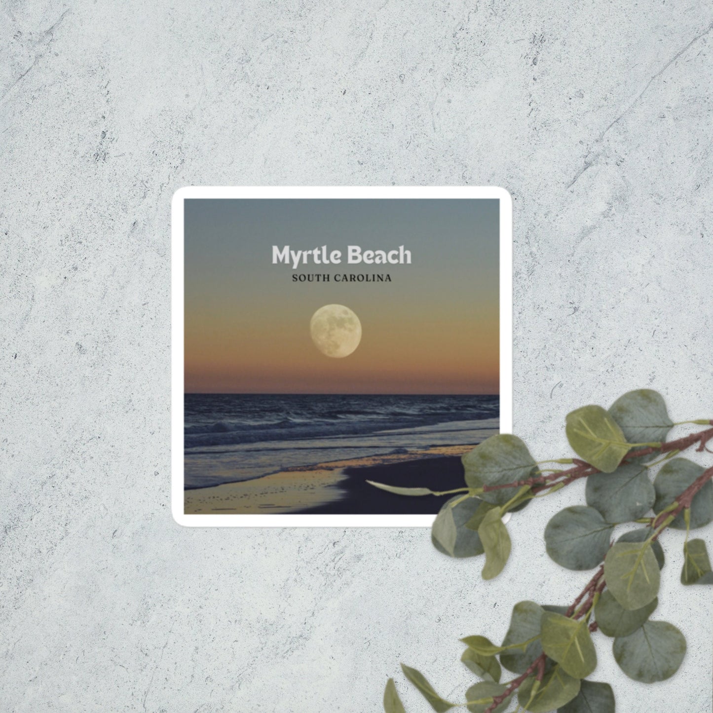 Myrtle Beach Sunset Sticker