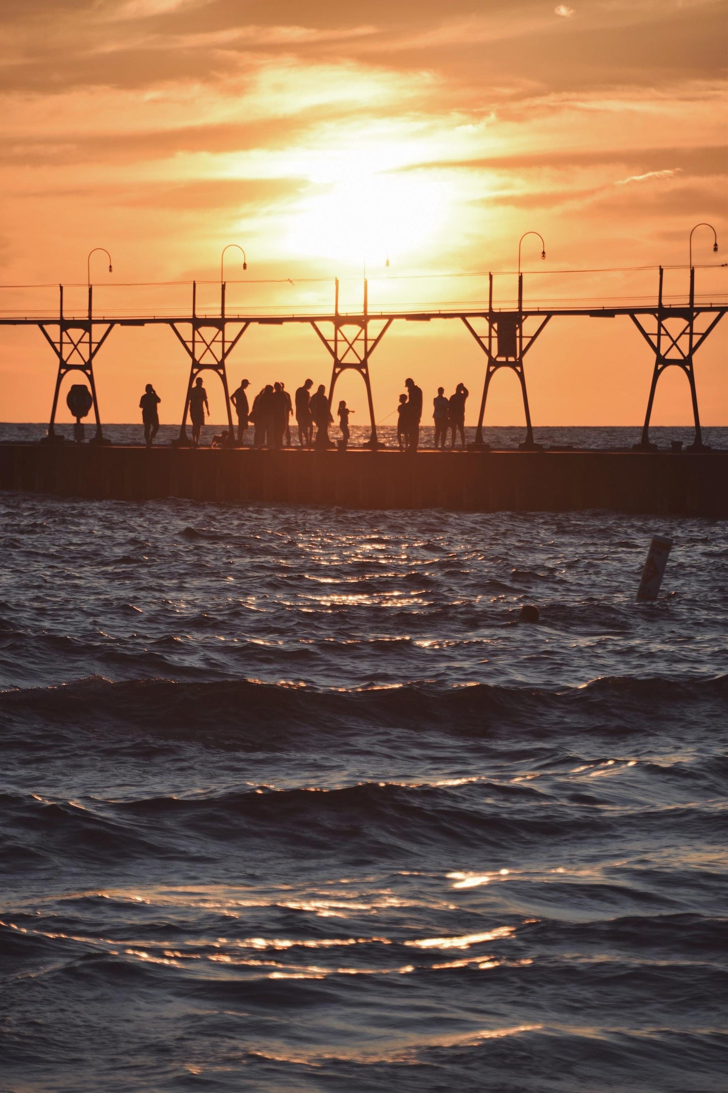 Sunset Over The Pier