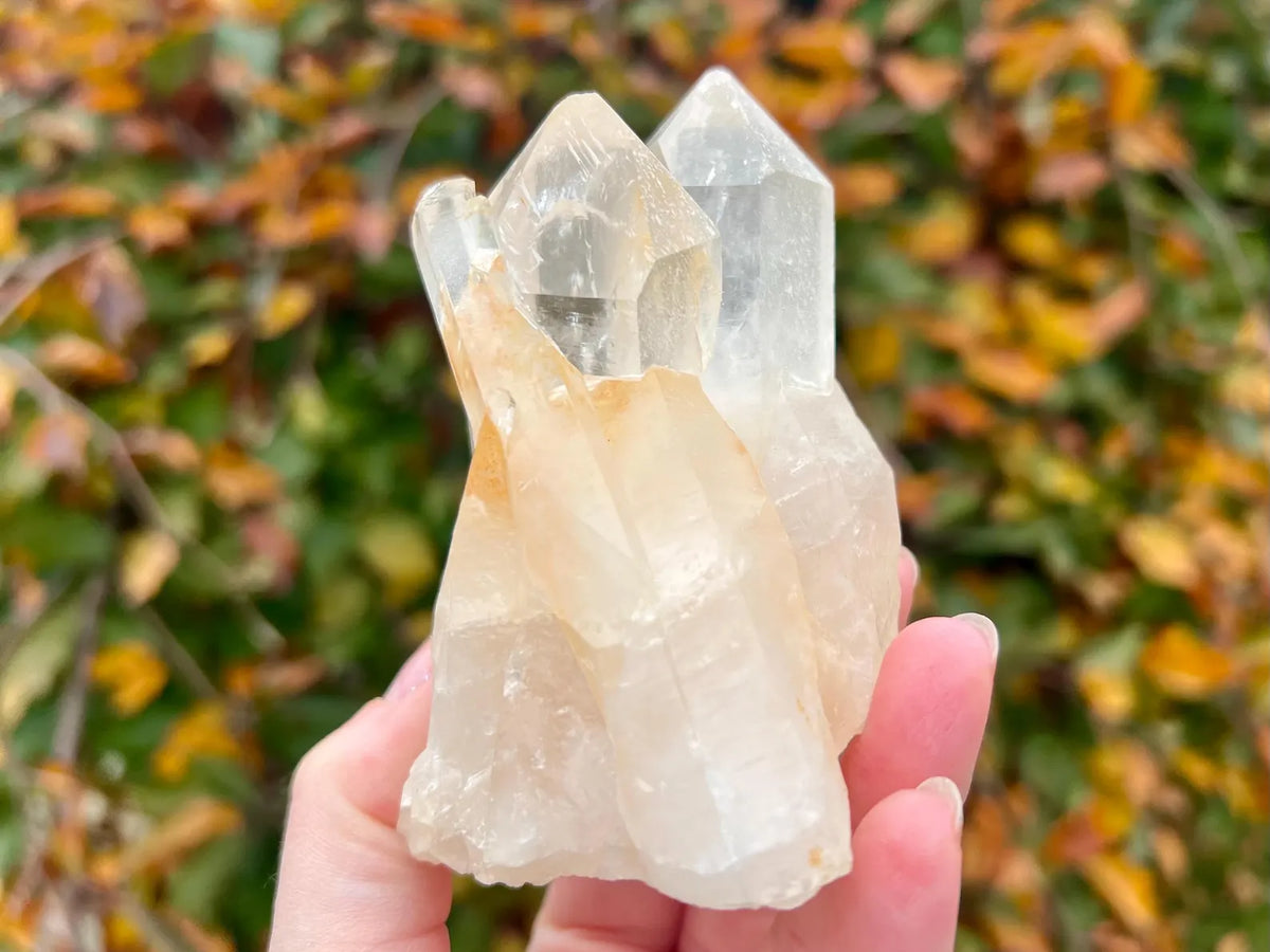 Natural Clear Quartz Cluster